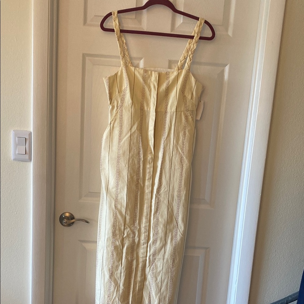Joie Elegant Cream Maxi Dress